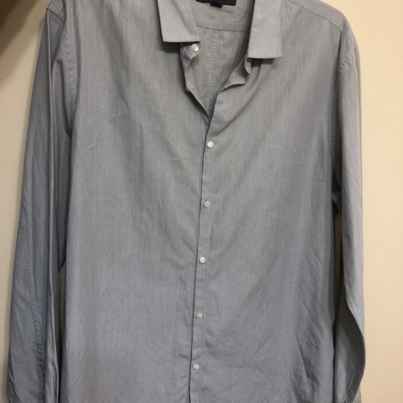 John Varvatos Other - John Varvatos Mens Large fine blue pinstripe button front dress shirt